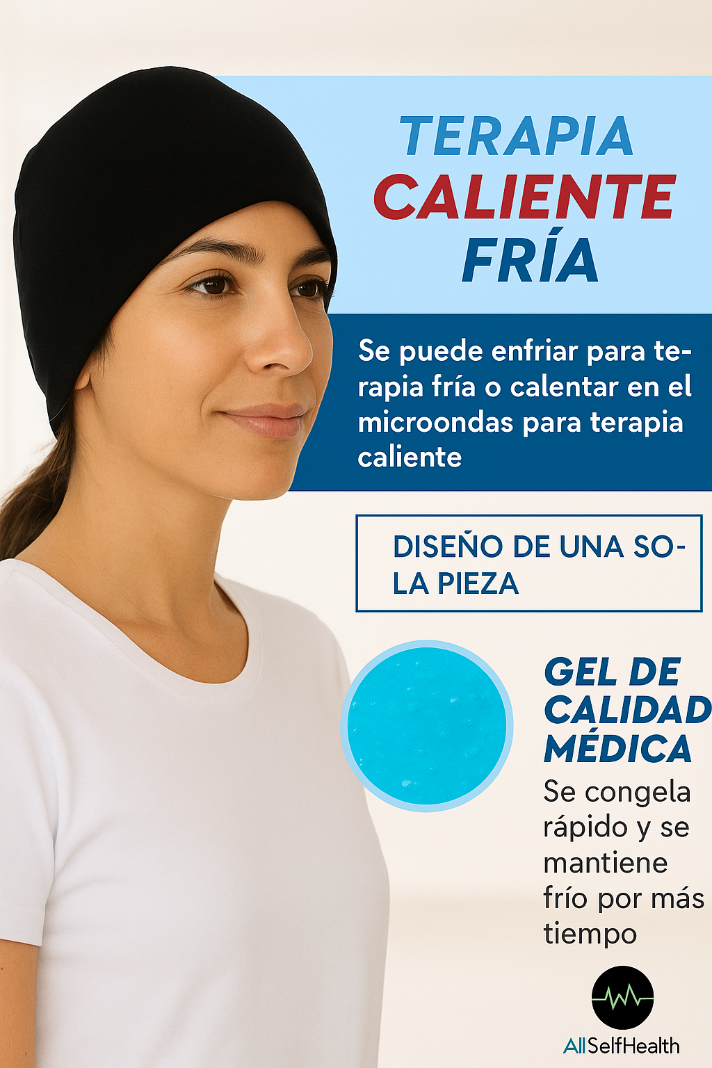 GORRO ANTI MIGRAÑA FRIO/CALOR